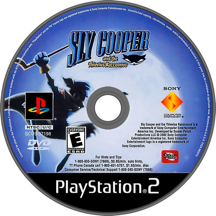 Sly Cooper And The Thievius Raccoonus PS2 - Video Game - Used - CaveGamers - Image 3
