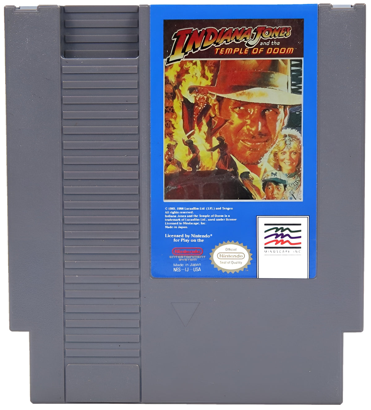 Indiana Jones and the Temple of Doom - Video Game - Used - CaveGamers - Image 3