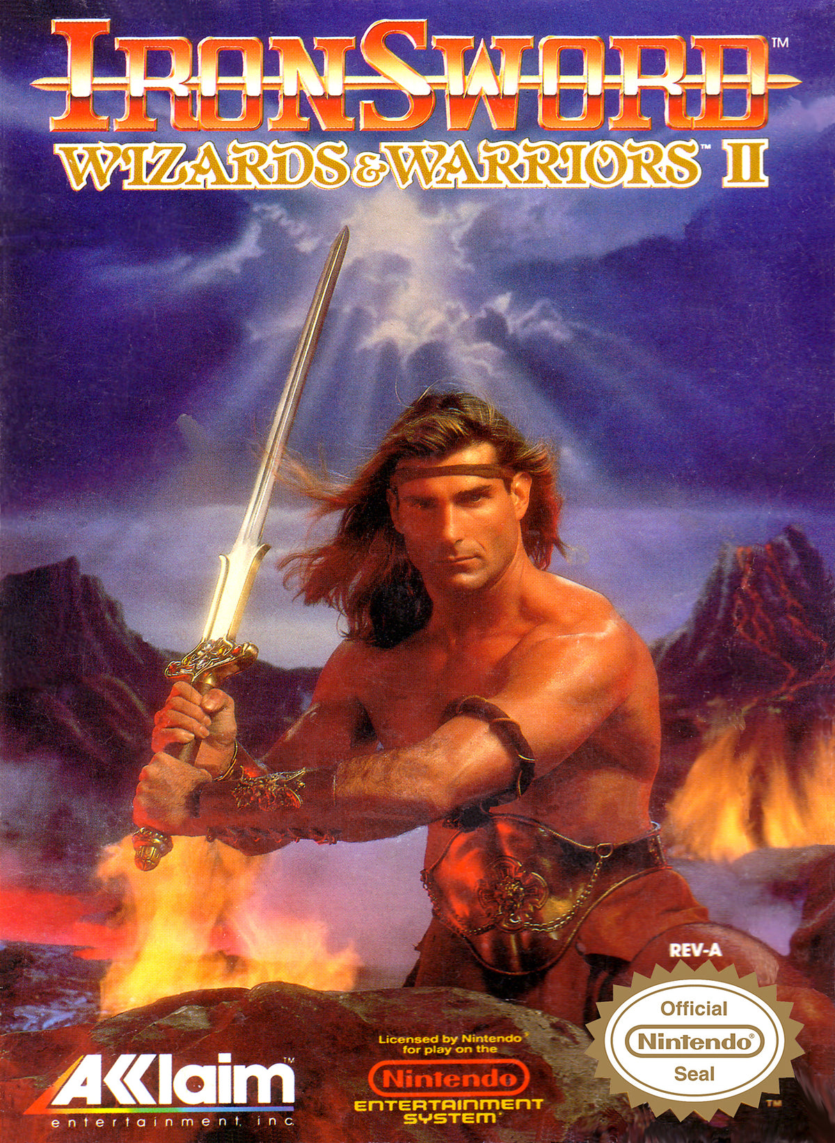 Iron Sword Wizards and Warriors II NES - Video Game - Used - CaveGamers
