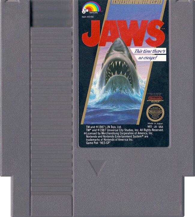 Jaws NES - Video Game - Used - CaveGamers - Image 3