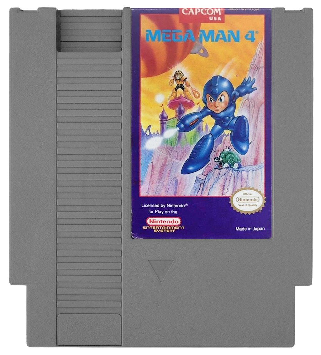 Mega Man 4 NES - Video Game - Used - CaveGamers - Image 3