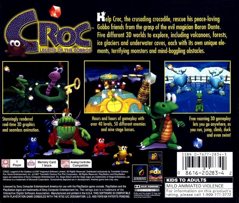 Croc Legend Of The Gobbos