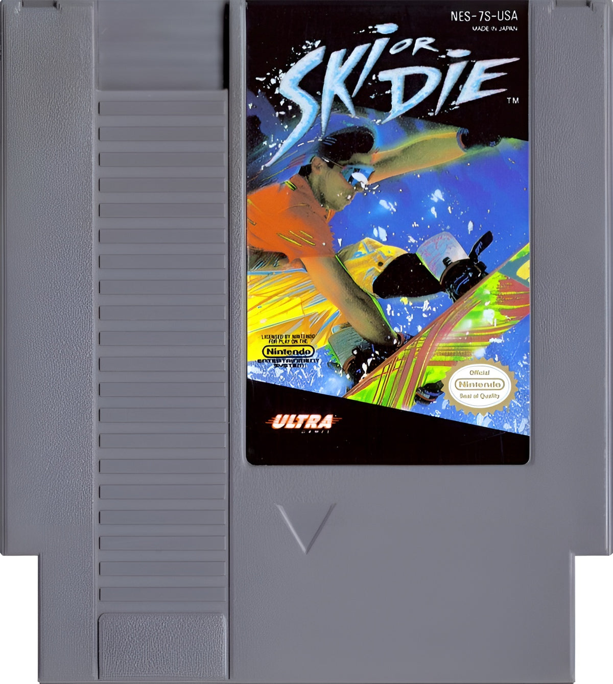 Ski or Die NES - Video Game - Used - CaveGamers - Image 3