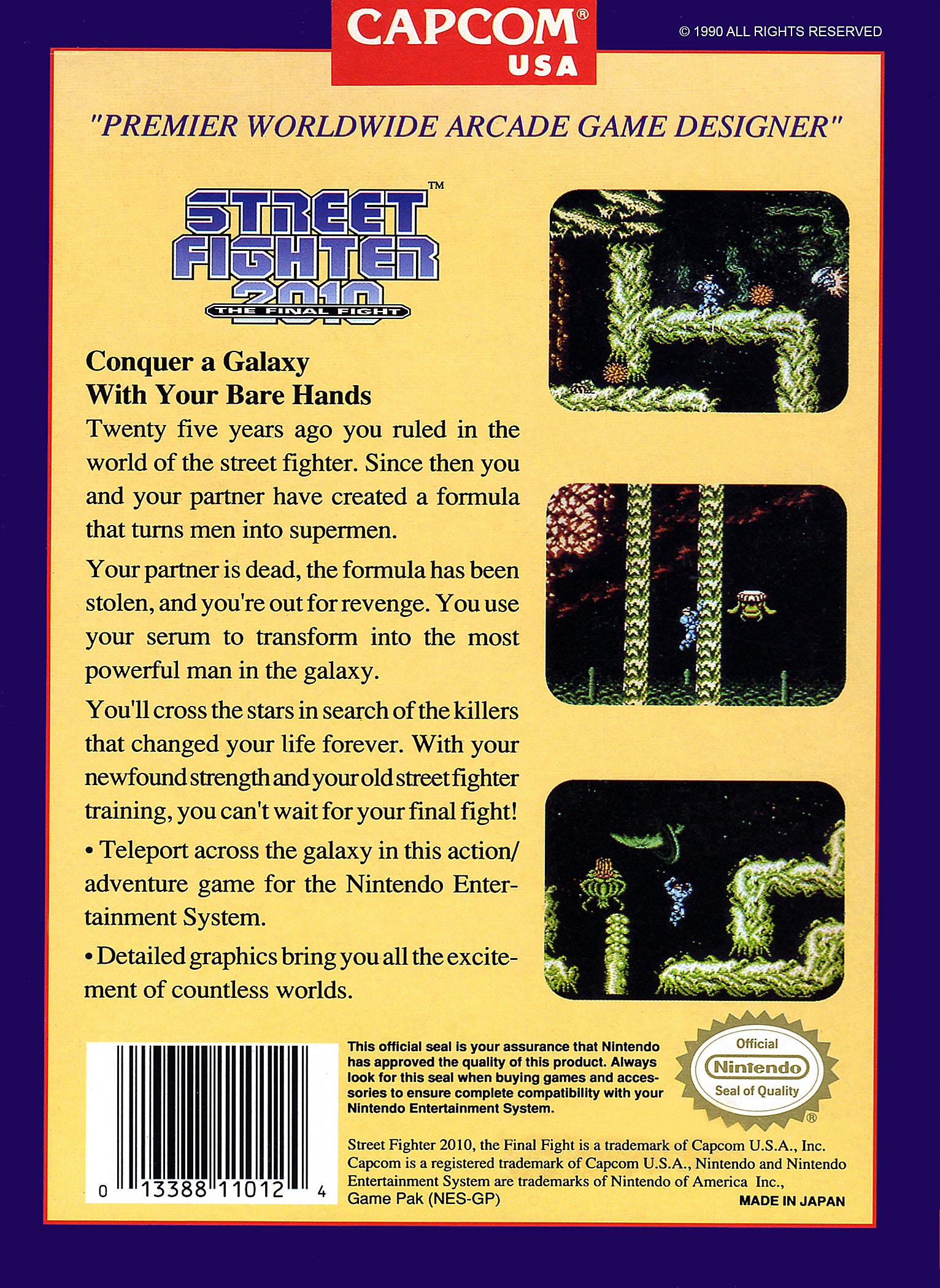 Street Fighter 2010 the Final Fight NES - Video Game - Used - CaveGamers - Image 2