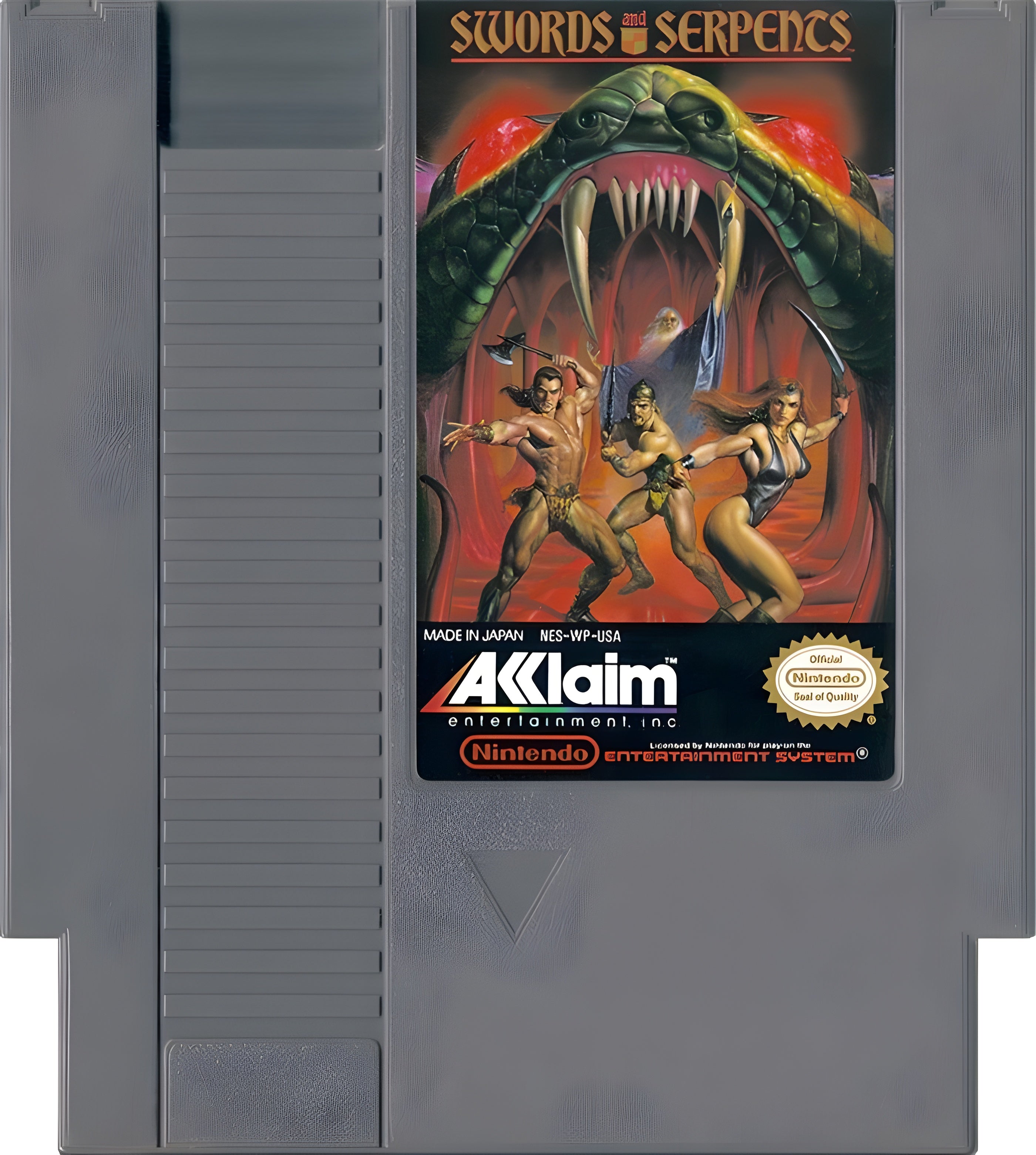Swords and Serpents NES - Video Game - Used - CaveGamers - Image 3