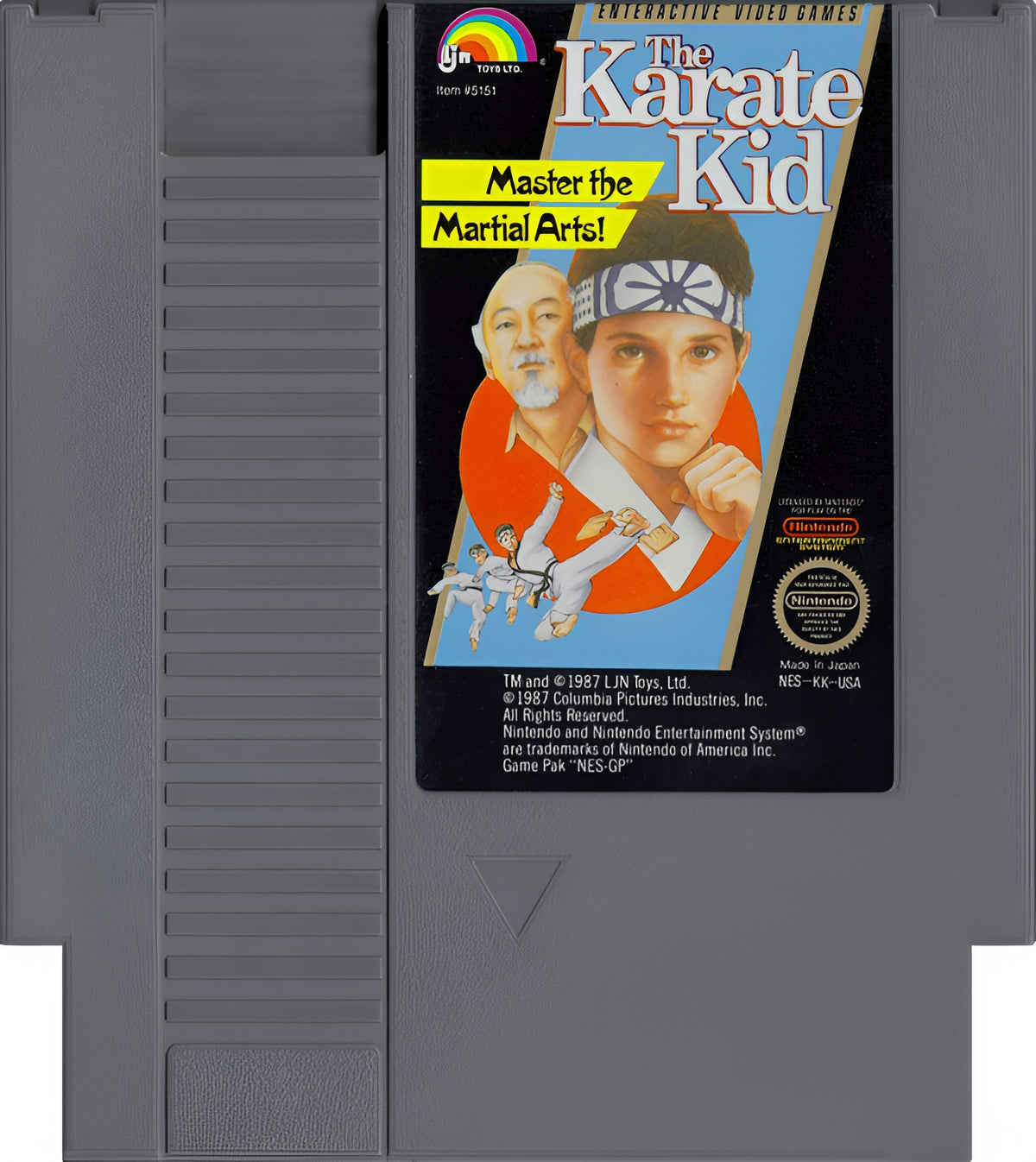 The Karate Kid NES - Video Game - Used - CaveGamers - Image 3