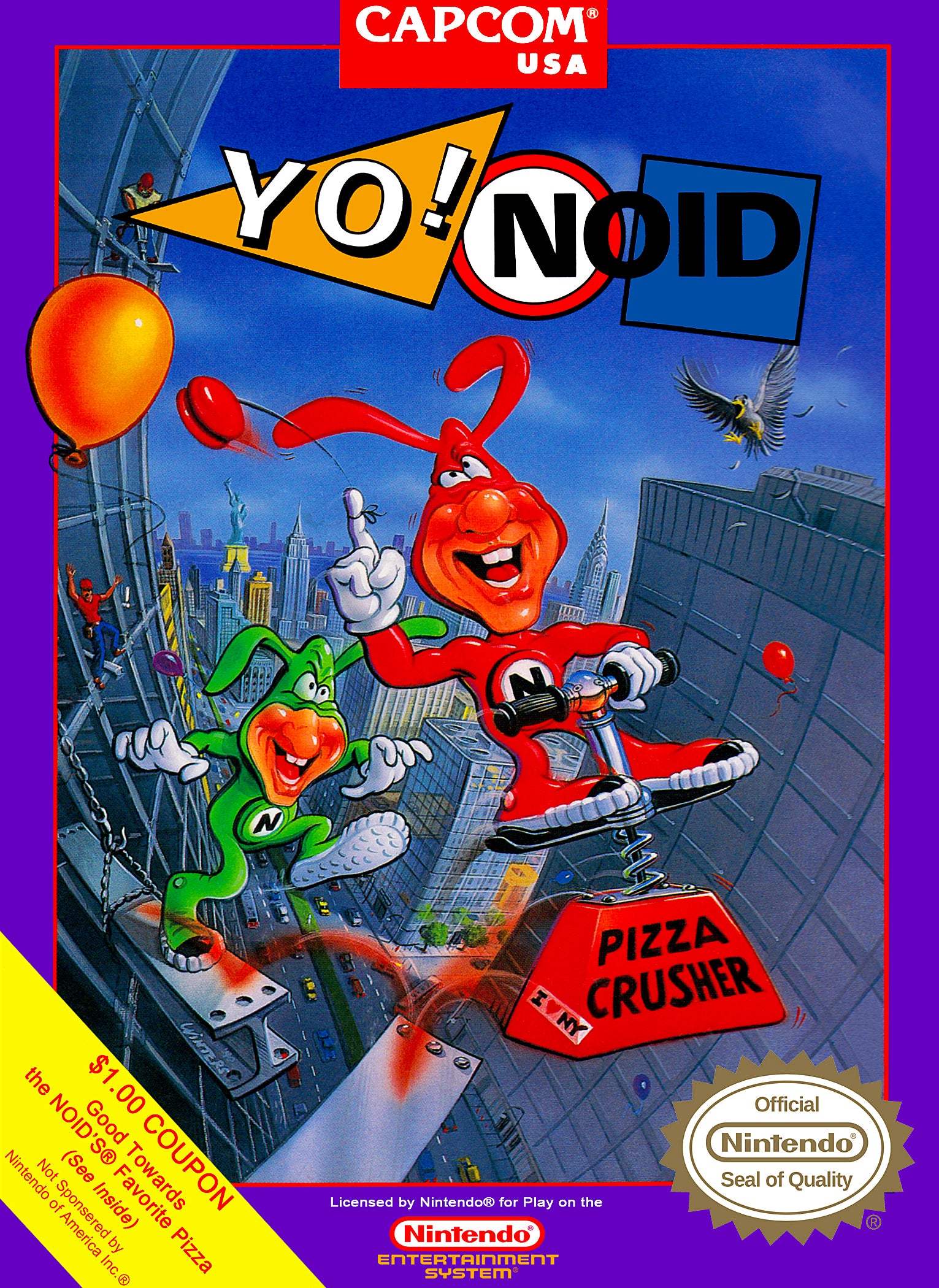 Yo Noid NES - Video Game - Used - CaveGamers