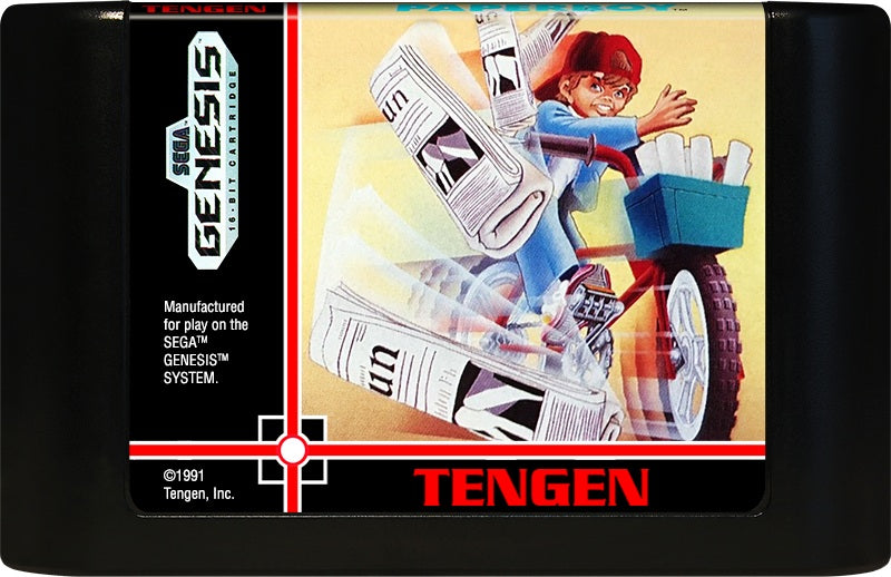 Paperboy Genesis - Video Game - Used - CaveGamers - Image 3