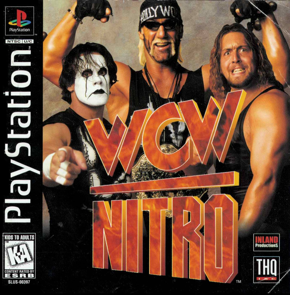 WCW Nitro Playstation - Video Game - Used - CaveGamers