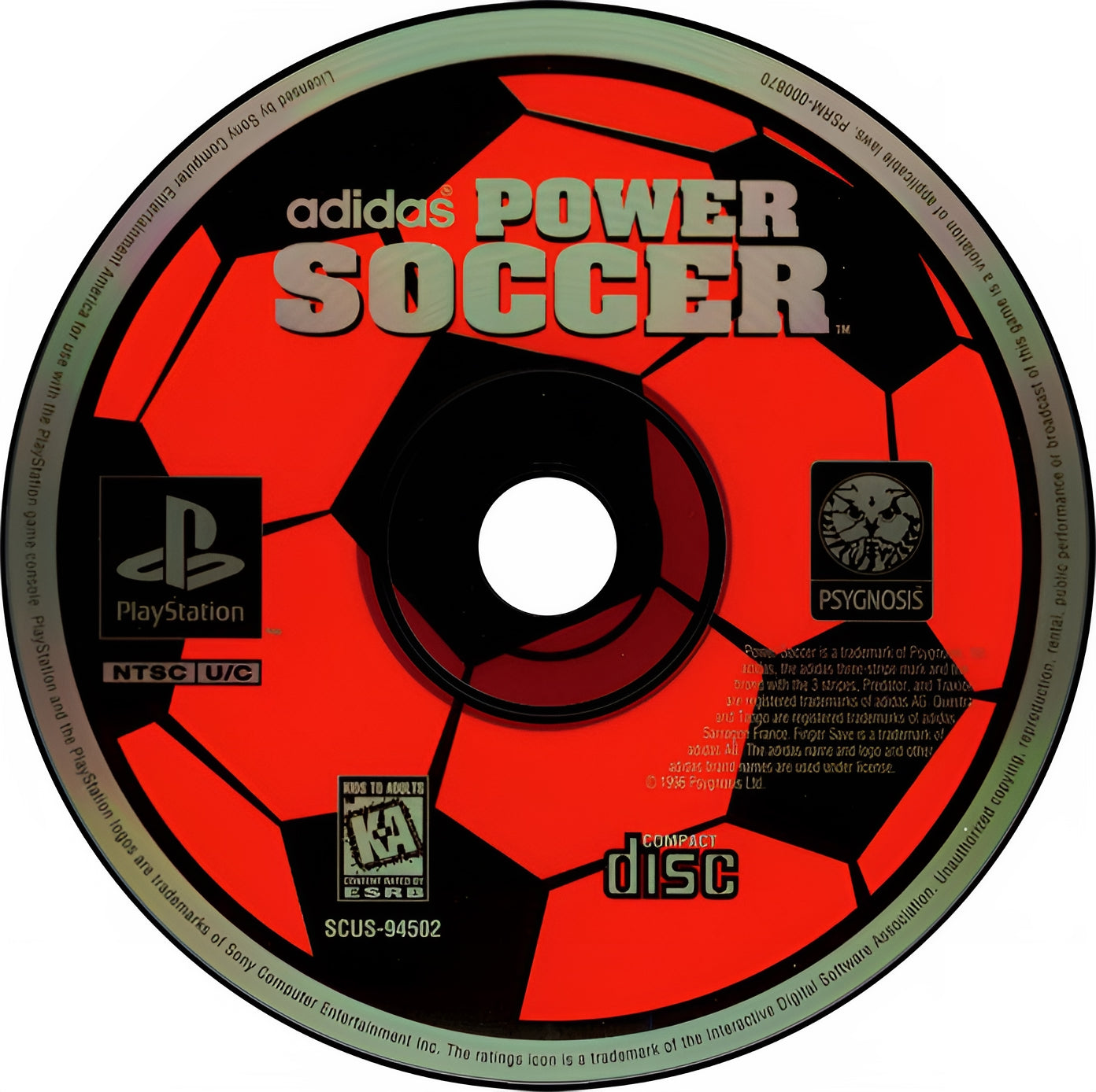 Adidas Power Soccer Playstation - Video Game - Used - CaveGamers - Image 3