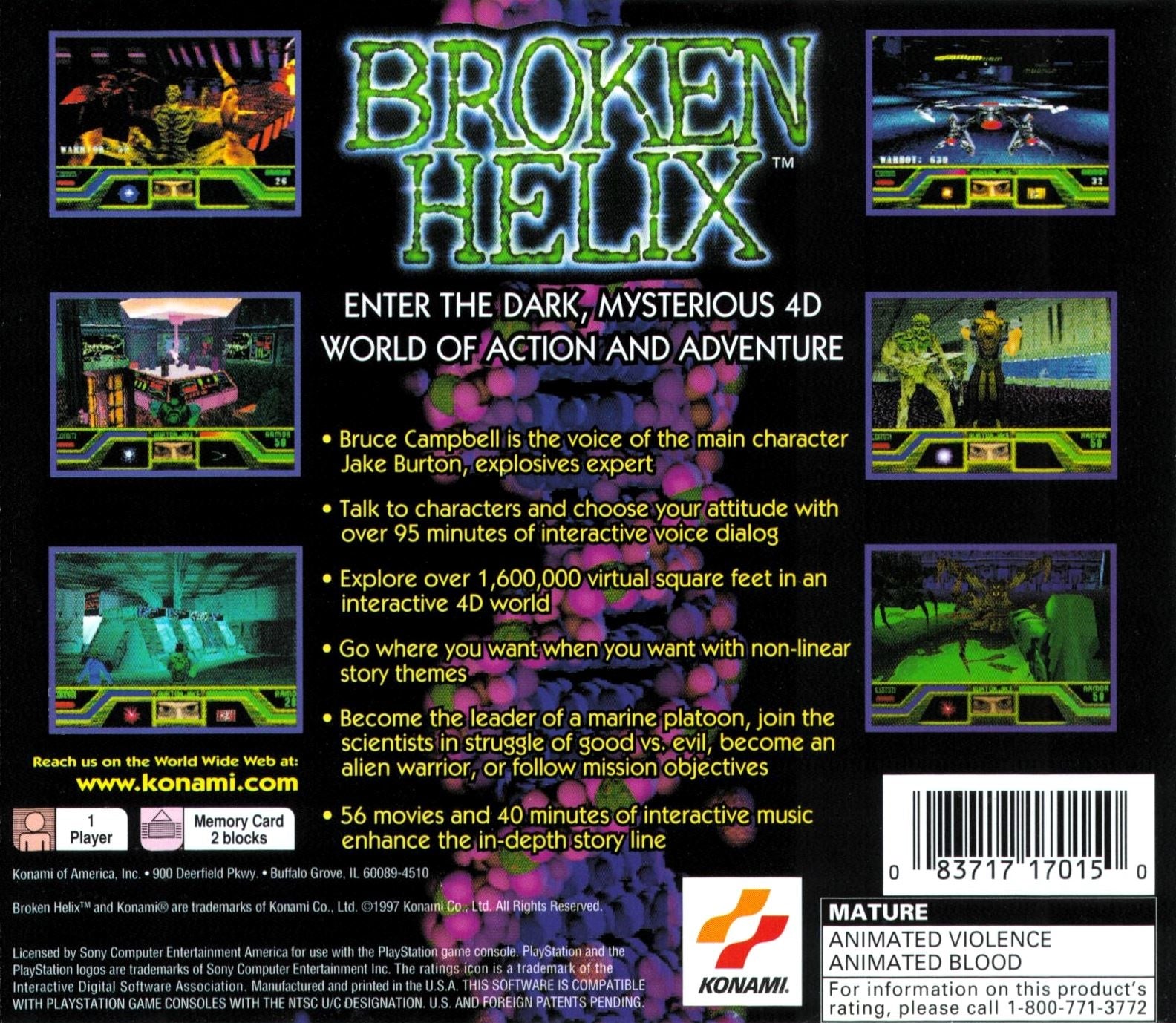 Broken Helix Playstation - Video Game - Used - CaveGamers - Image 2