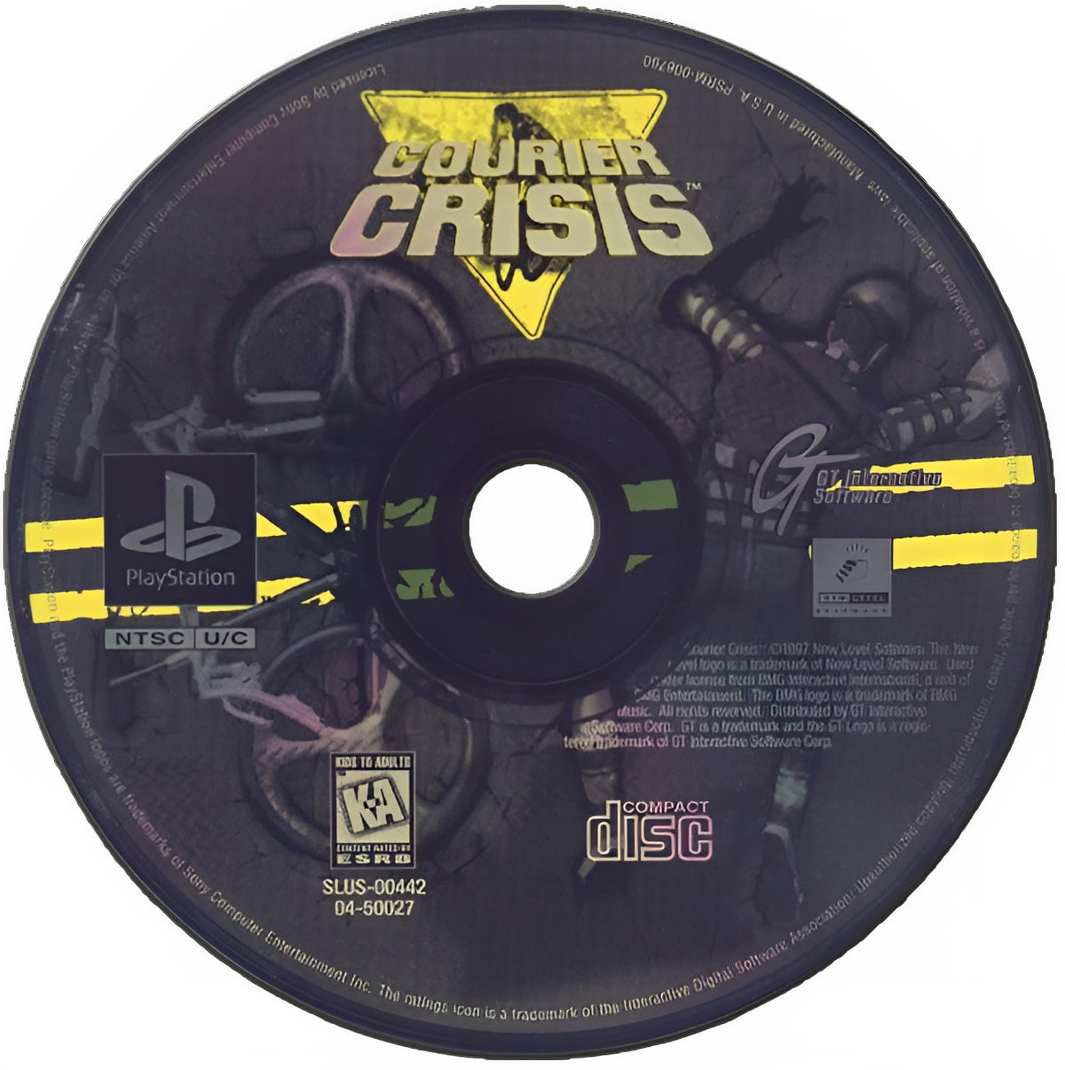 Courier Crisis Playstation - Video Game - Used - CaveGamers - Image 3