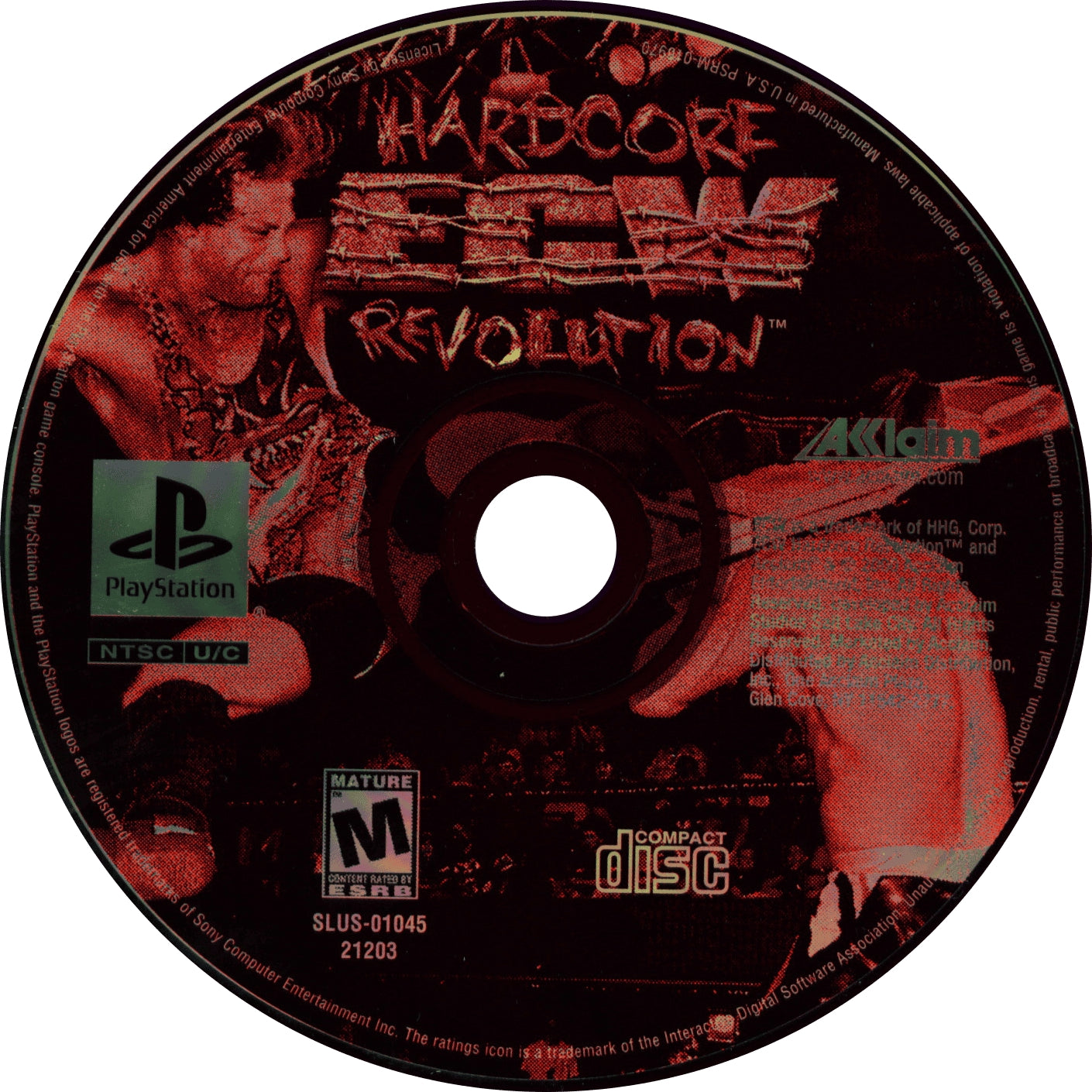 ECW Hardcore Revolution Playstation - Video Game - Used - CaveGamers - Image 3