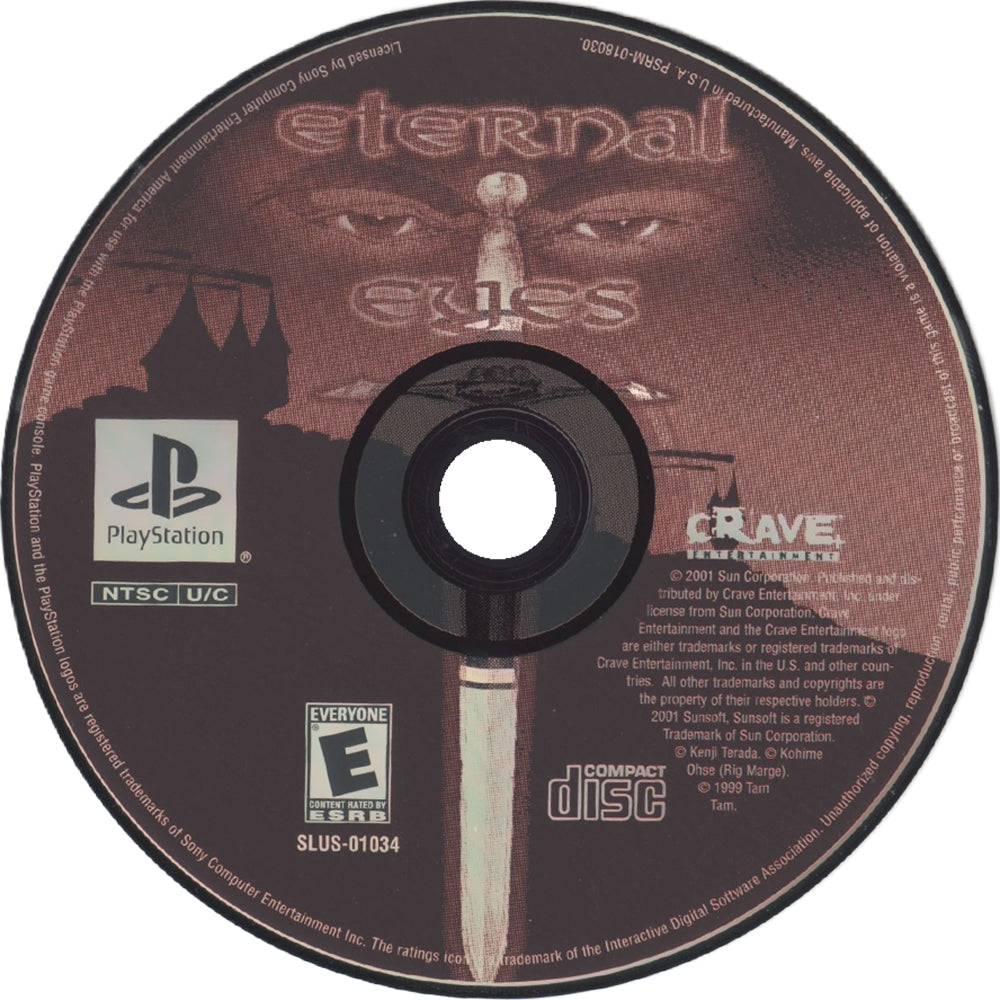 Eternal Eyes Playstation - Video Game - Used - CaveGamers - Image 3