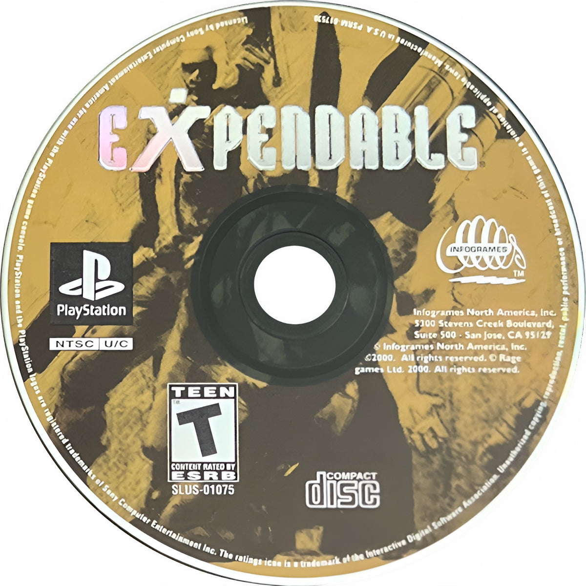 Expendable Playstation - Video Game - Used - CaveGamers - Image 3
