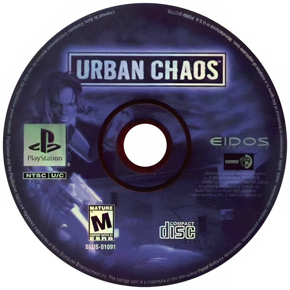 Urban Chaos Playstation - Video Game - Used - CaveGamers - Image 3