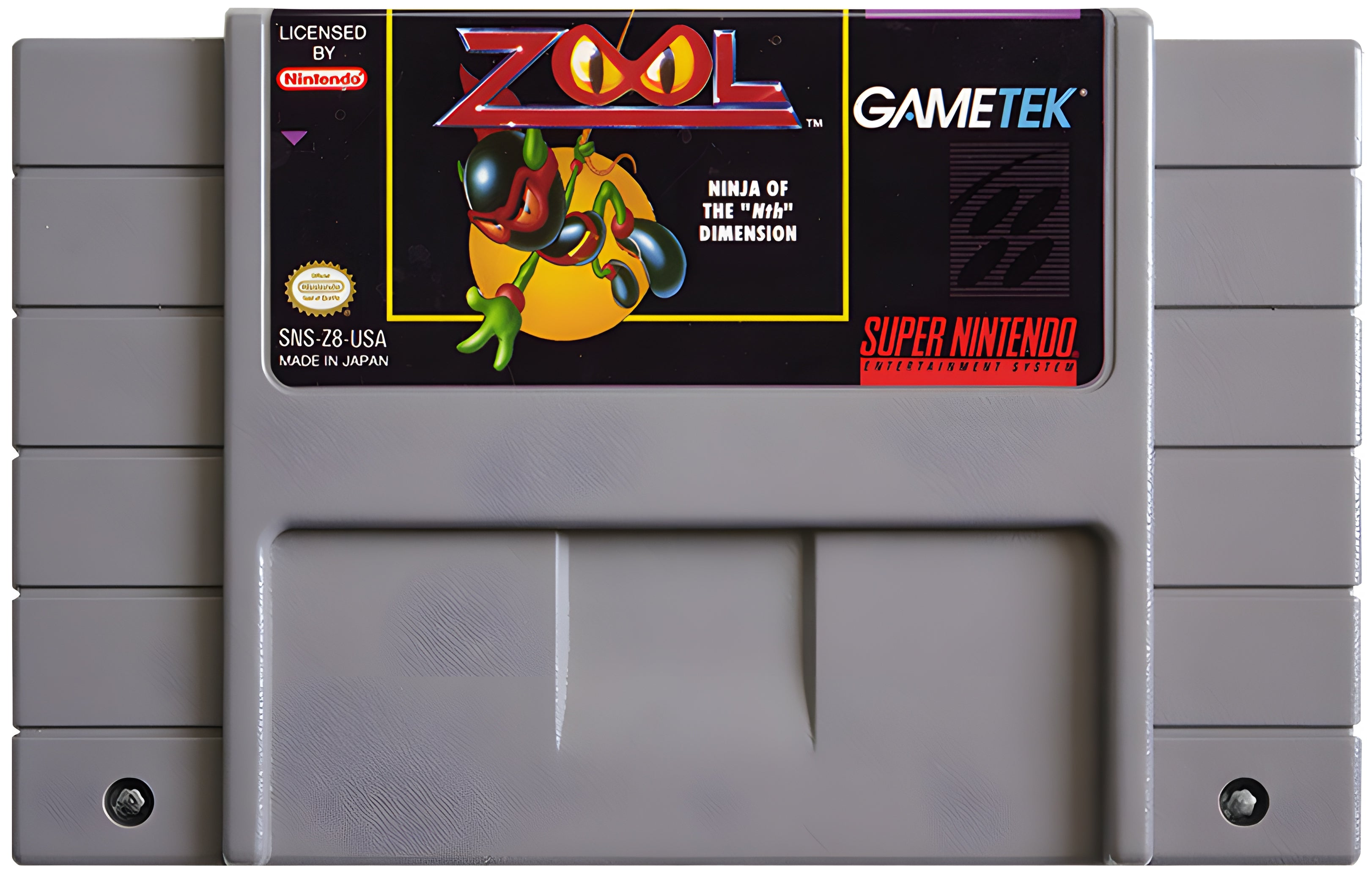 Zool Ninja of the Nth Dimension SNES - Video Game - Used - CaveGamers - Image 3