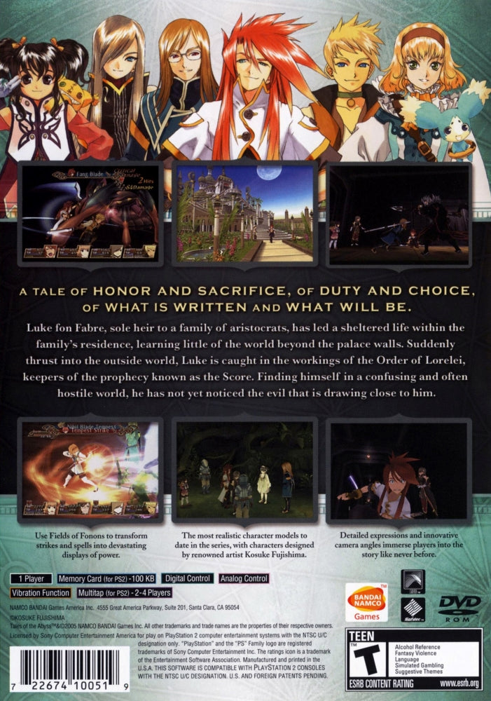 Tales of the Abyss PS2 - Video Game - Used - CaveGamers - Image 2