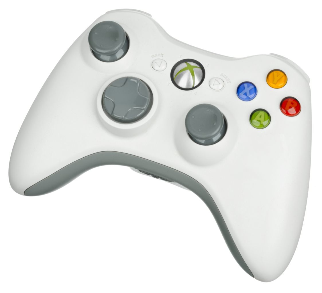Xbox 360 Wireless Controller - White - Video Game Accessory - Used - CaveGamers
