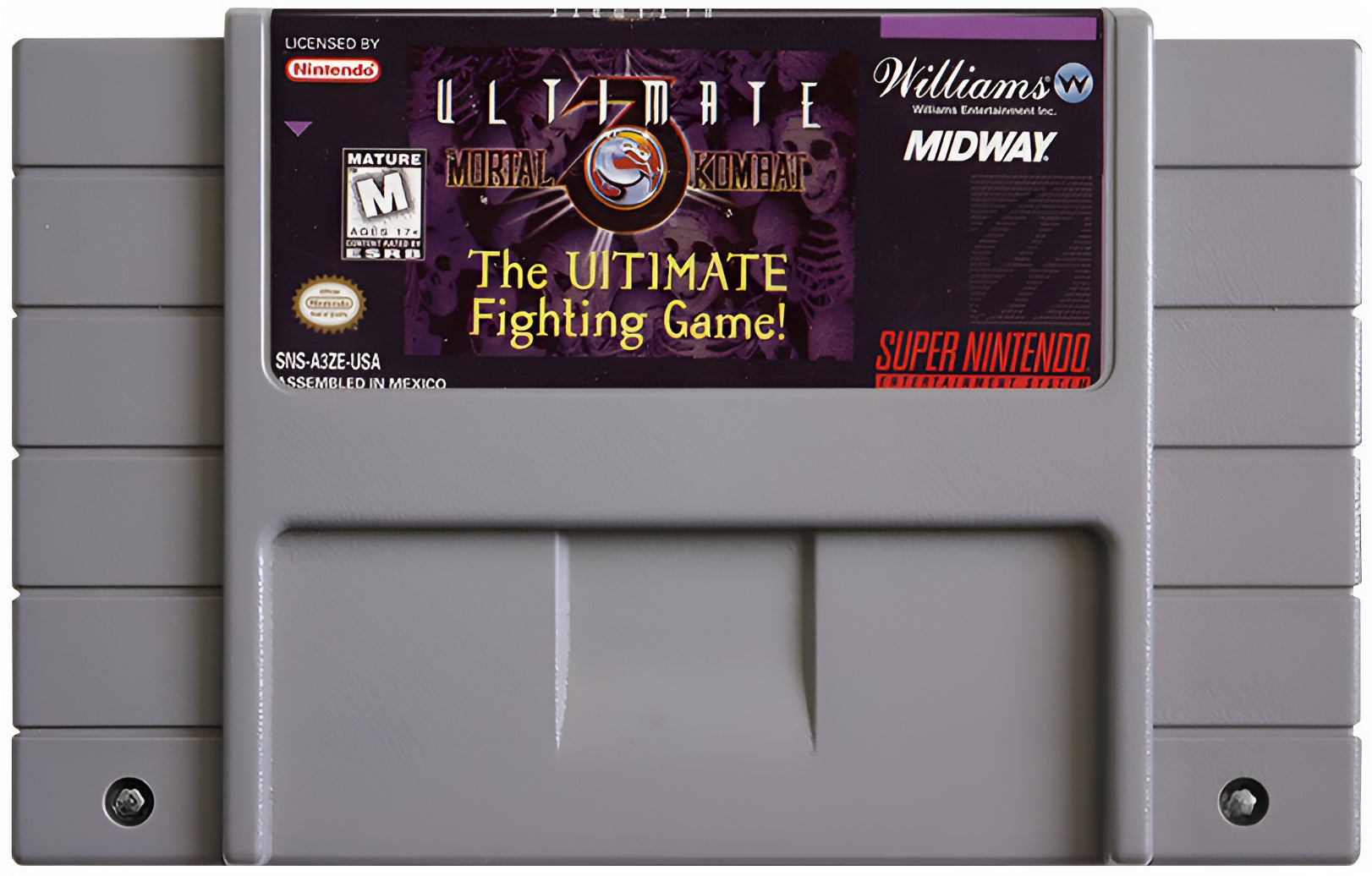 Ultimate Mortal Kombat 3 SNES - Video Game - Used - CaveGamers - Image 3