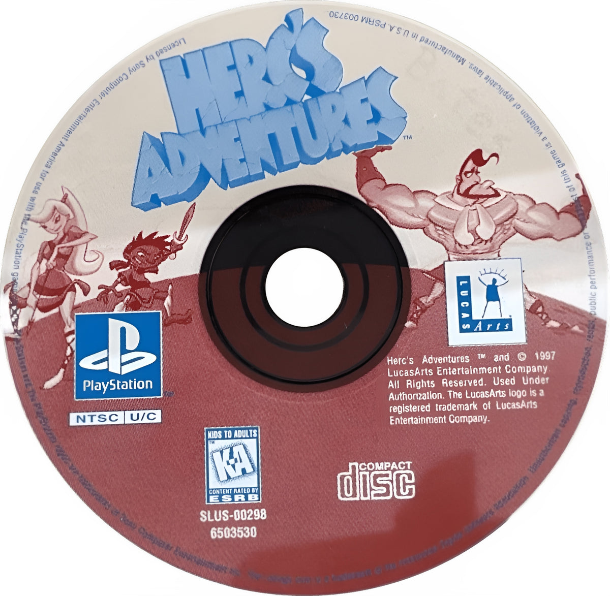 Herc's Adventures Playstation - Video Game - Used - CaveGamers - Image 3