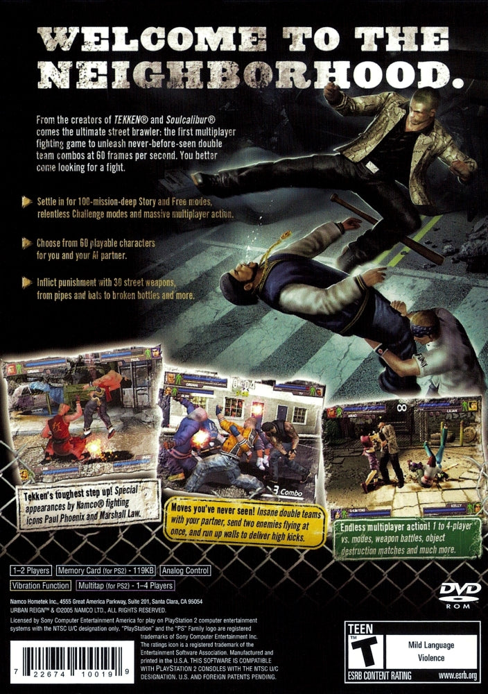 Urban Reign PS2 - Video Game - Used - CaveGamers - Image 2