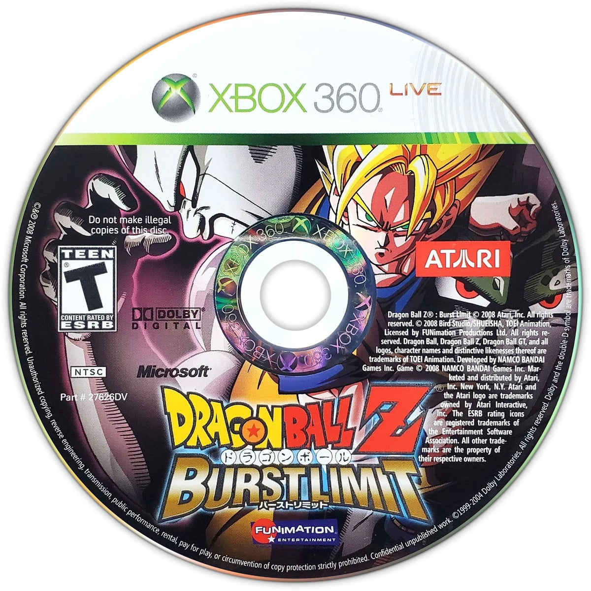 Dragon Ball Z Burst Limit Xbox 360 - Video Game - Used - CaveGamers - Image 3