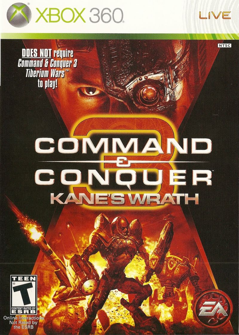 Command & Conquer 3 Kane's Wrath Xbox 360 - Video Game - Used - CaveGamers