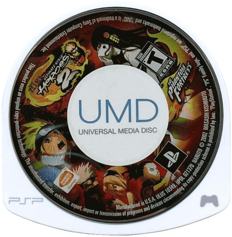Naruto Ultimate Ninja Heroes 2 The Phantom Fortress PSP - Video Game - Used - CaveGamers - Image 3