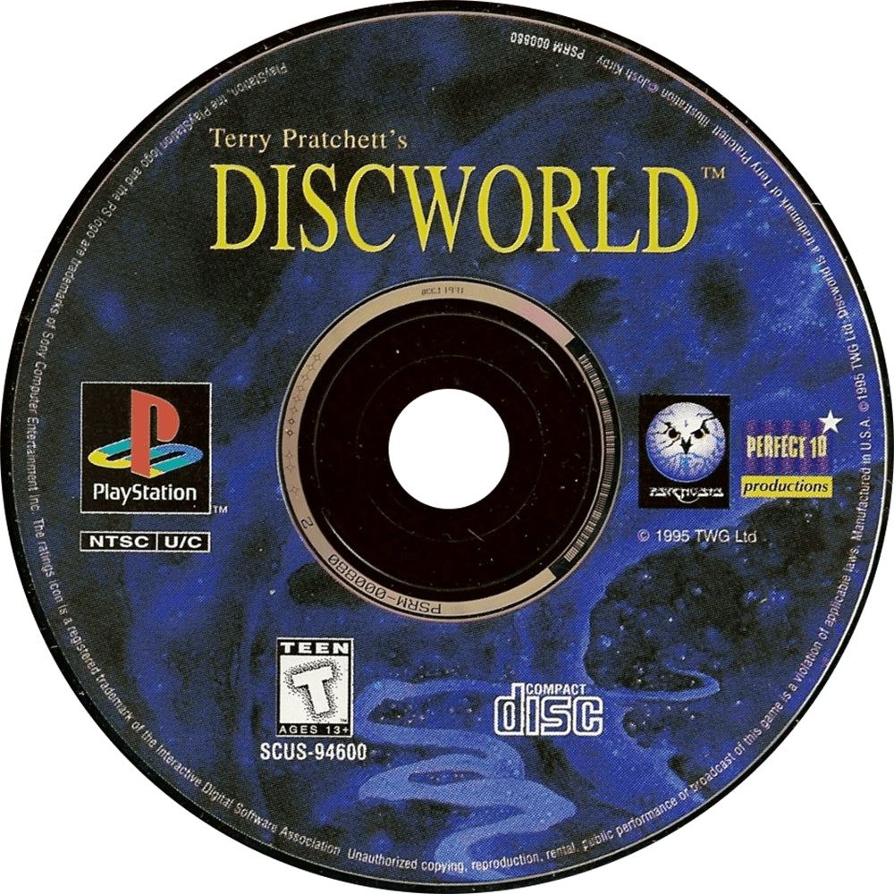 DiscWorld Playstation - Video Game - Used - CaveGamers - Image 3