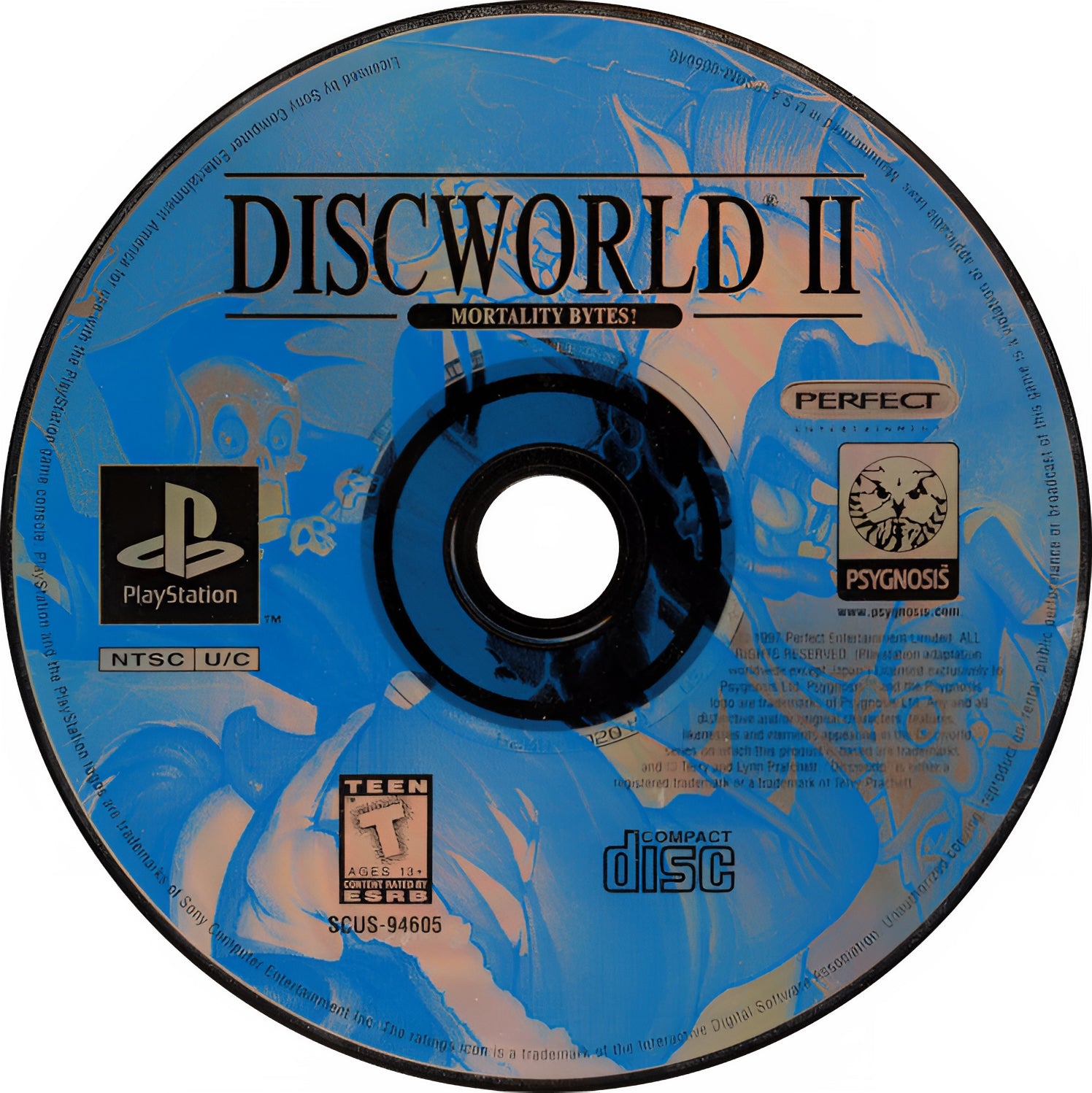 DiscWorld II: Mortality Bytes Playstation - Video Game - Used - CaveGamers - Image 3