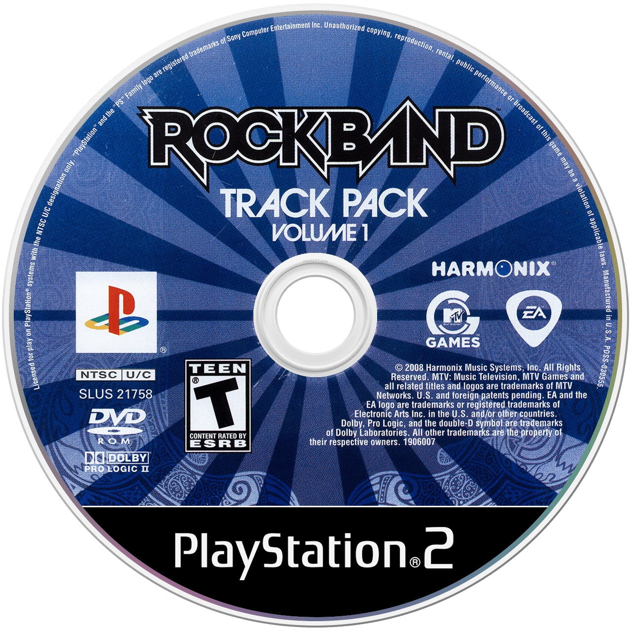 Rock Band Track Pack Volume 1 PS2 - Video Game - Used - CaveGamers - Image 3