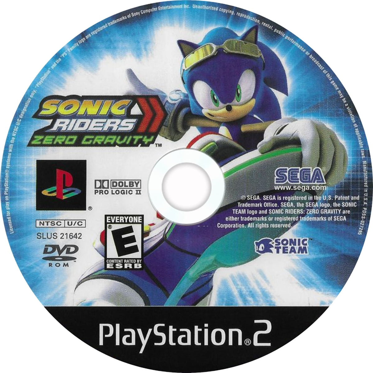 Sonic Riders Zero Gravity PS2 - Video Game - Used - CaveGamers - Image 3