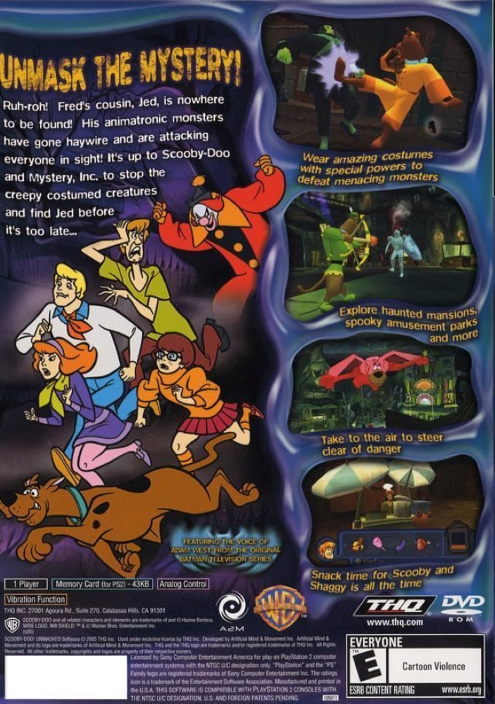 Scooby Doo Unmasked PS2 - Video Game - Used - CaveGamers - Image 2