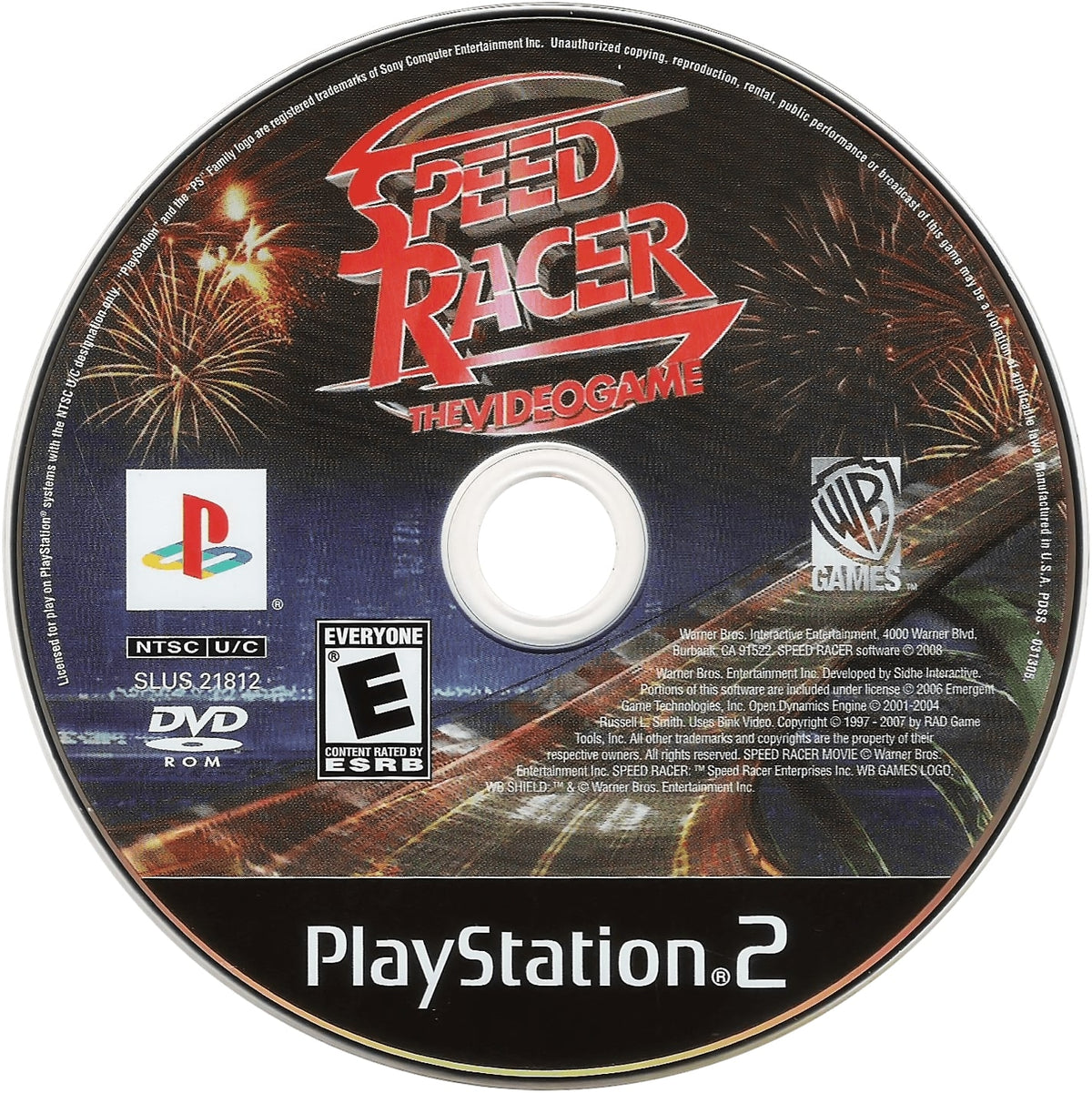 Speed Racer Video Game PS2 - Video Game - Used - CaveGamers - Image 3