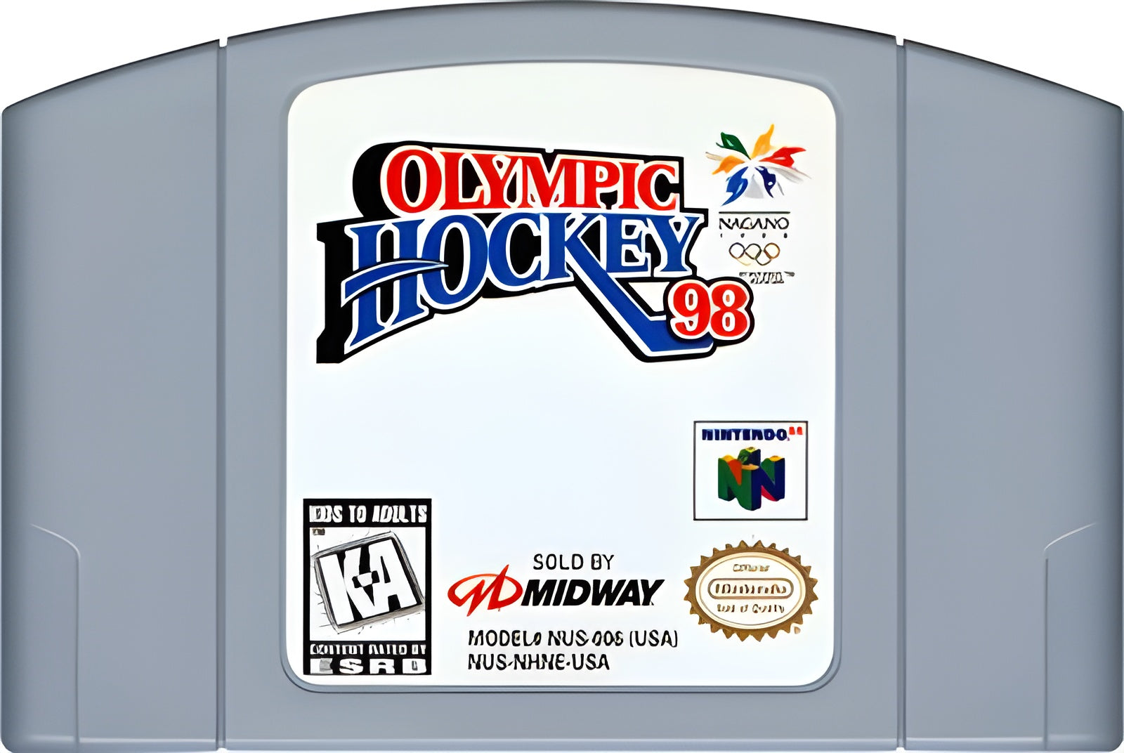 Olympic Hockey 98 N64 - Video Game - Used - CaveGamers - Image 3
