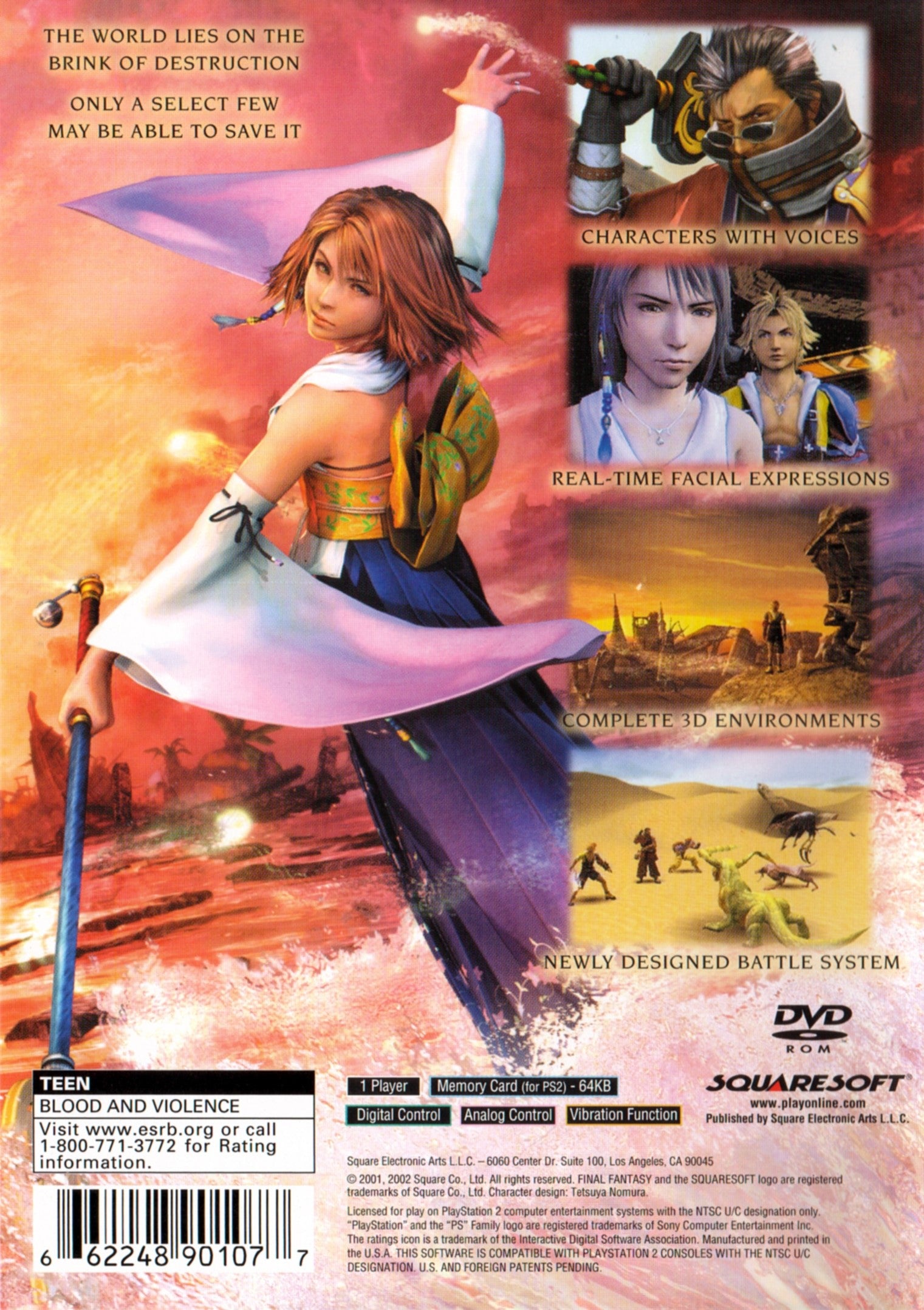 Final Fantasy X PS2 - Video Game - Used - CaveGamers - Image 2