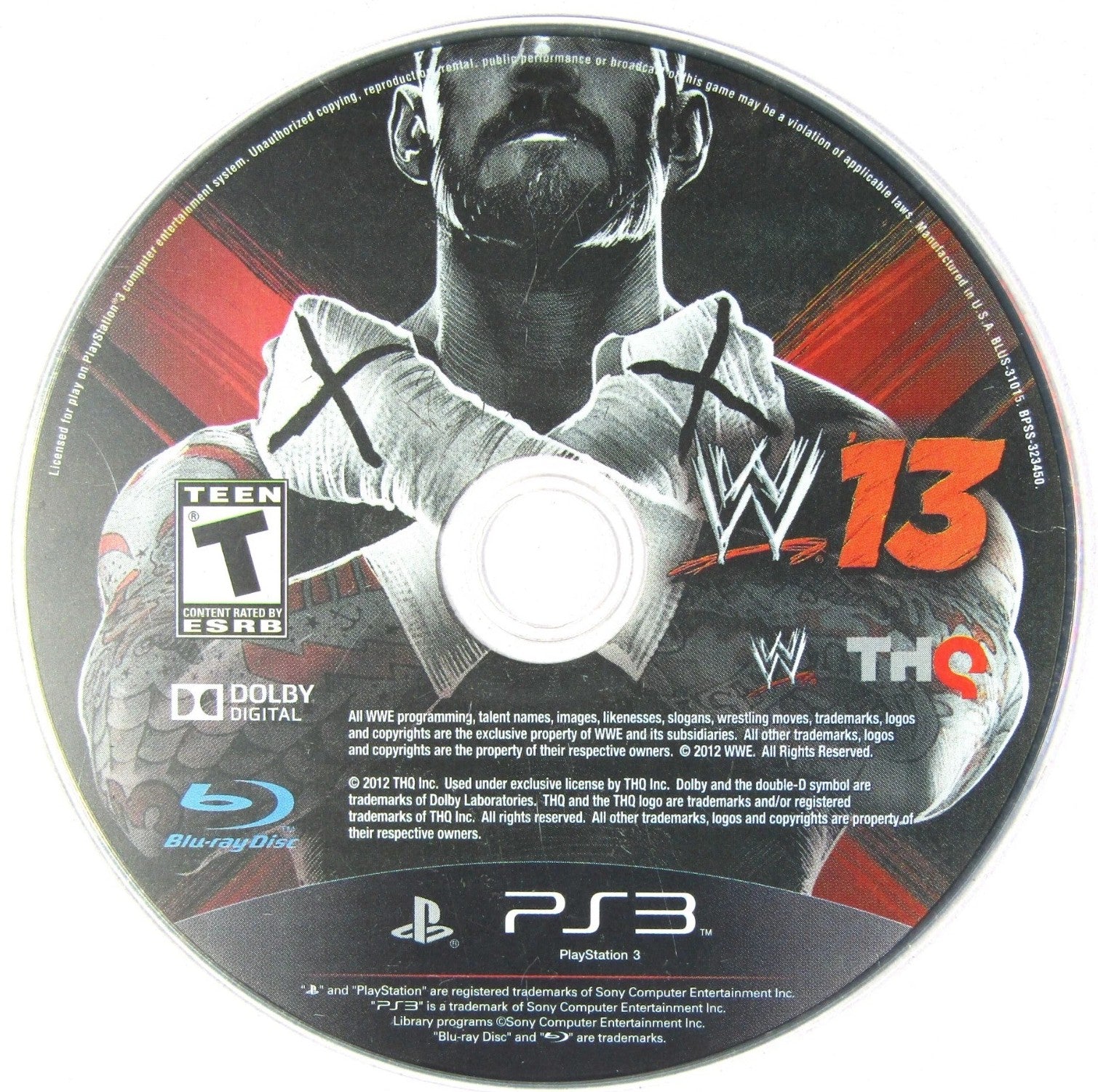 WWE '13 PS3 - Video Game - Used - CaveGamers - Image 3
