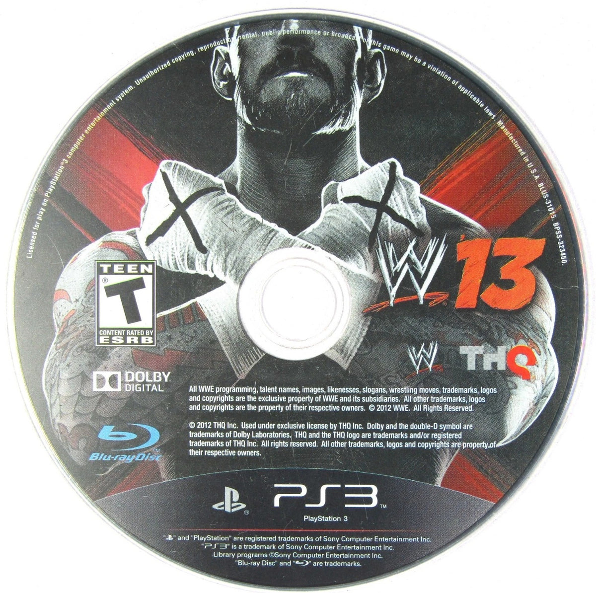 WWE '13 PS3 - Video Game - Used - CaveGamers - Image 3