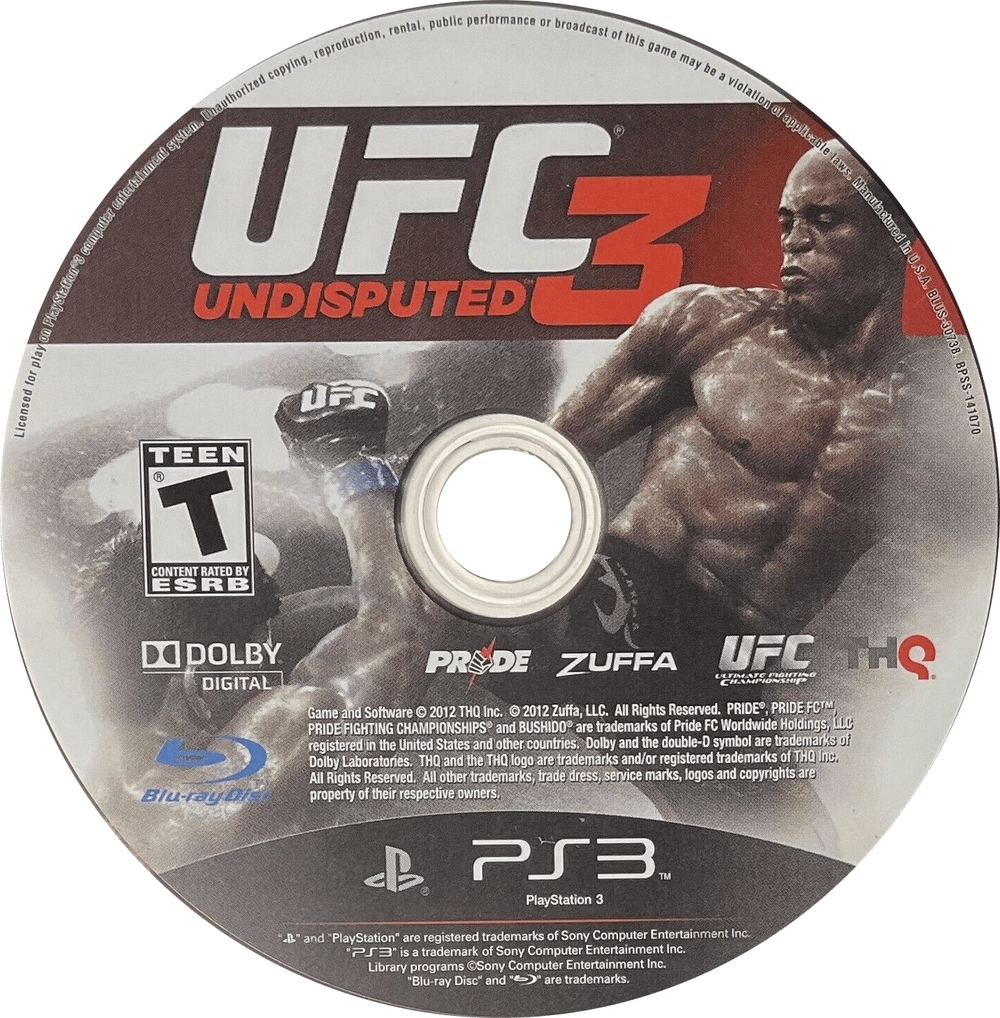 UFC Undisputed 3 PS3 - Video Game - Used - CaveGamers - Image 3