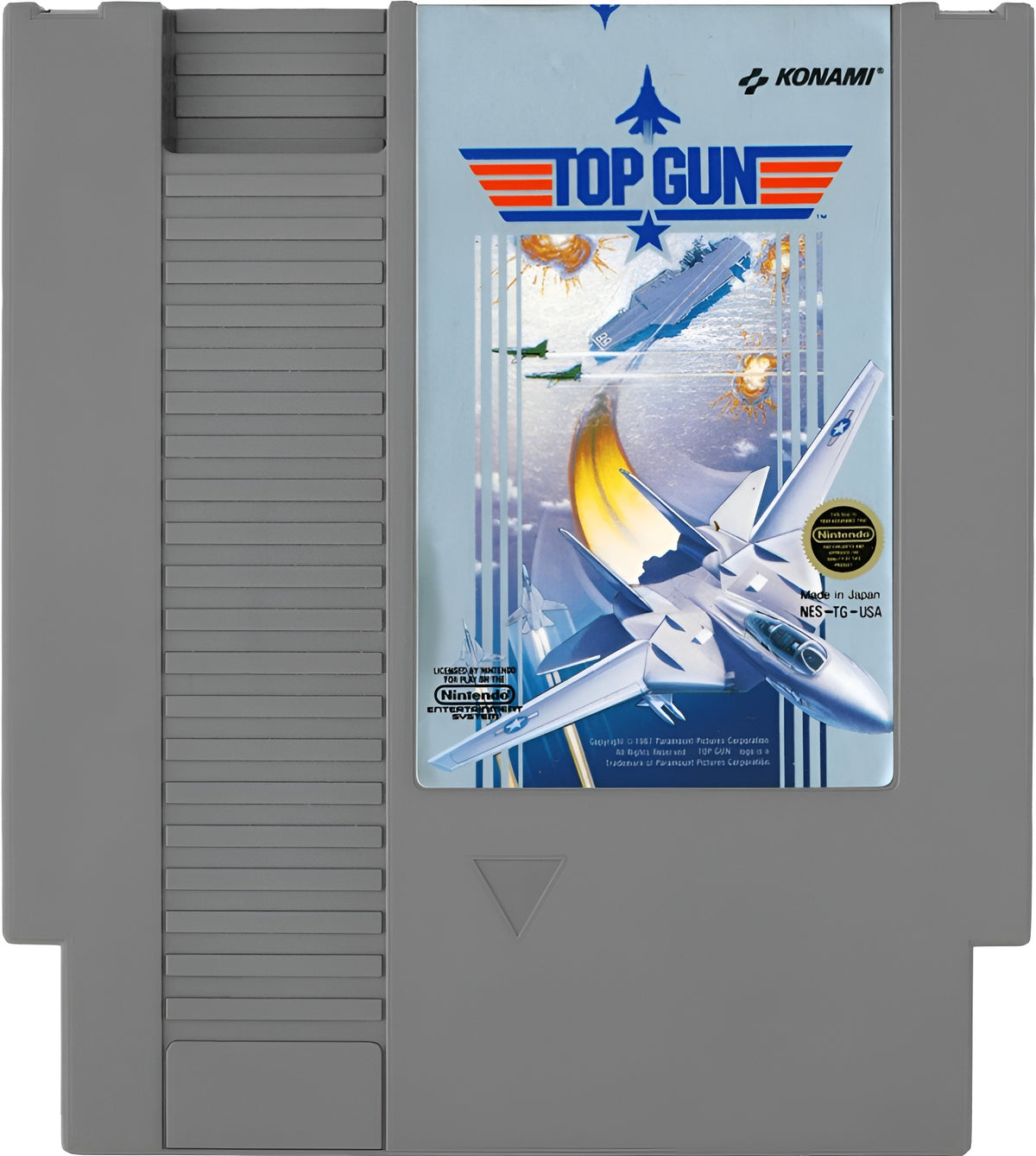 Top Gun NES - Video Game - Used - CaveGamers - Image 3