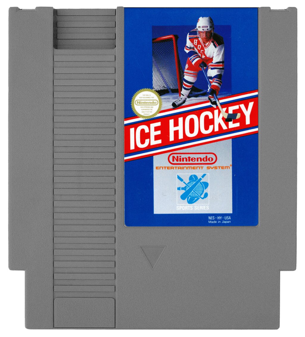 Ice Hockey NES - Video Game - Used - CaveGamers - Image 3
