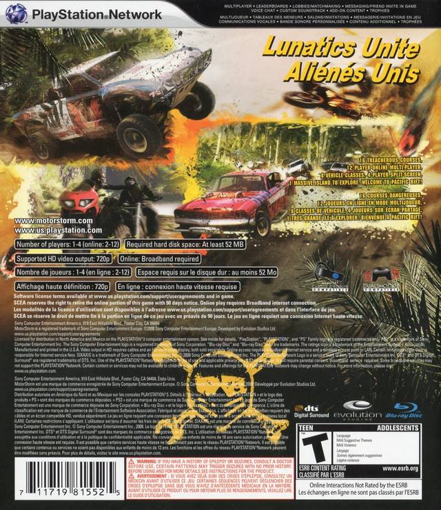 MotorStorm Pacific Rift PS3 - Video Game - Used - CaveGamers - Image 2