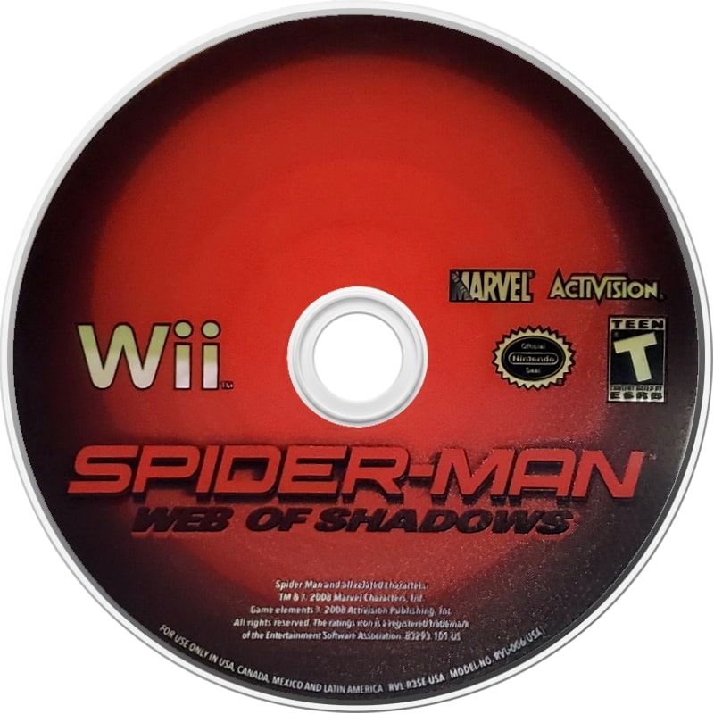 Spider-Man: Web of Shadows Wii - Video Game - Used - CaveGamers - Image 3