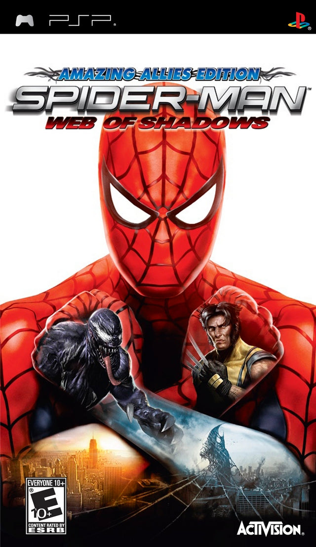 Spider-Man: Web of Shadows PSP - Video Game - Used - CaveGamers
