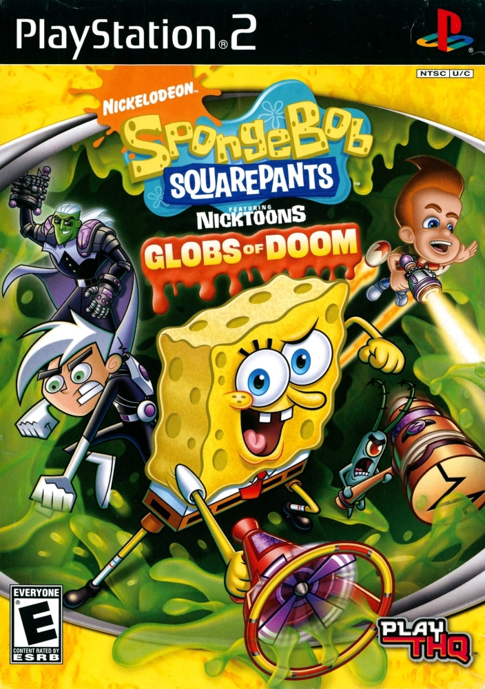 SpongeBob SquarePants Featuring Nicktoons Globs of Doom PS2 - Video Game - Used - CaveGamers