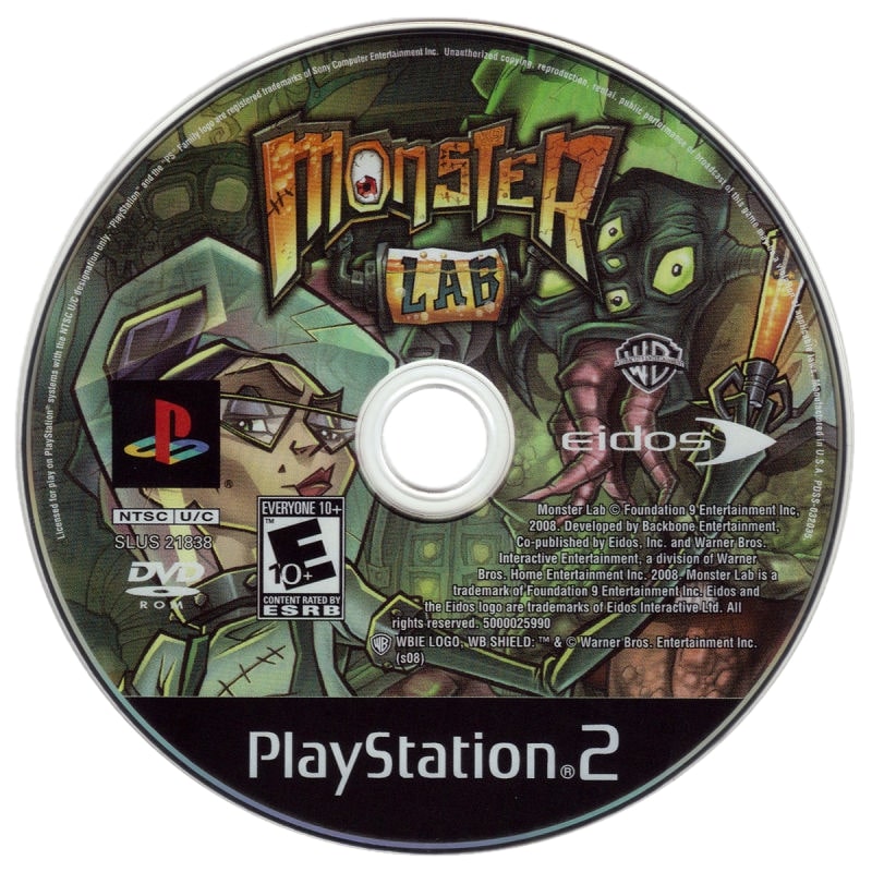 Monster Lab PS2 - Video Game - Used - CaveGamers - Image 3