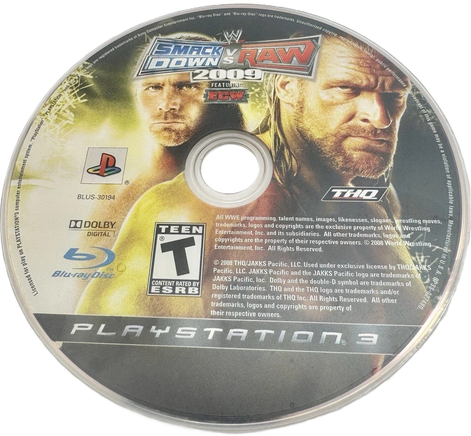 WWE Smackdown vs. Raw 2009 PS3 - Video Game - Used - CaveGamers - Image 3