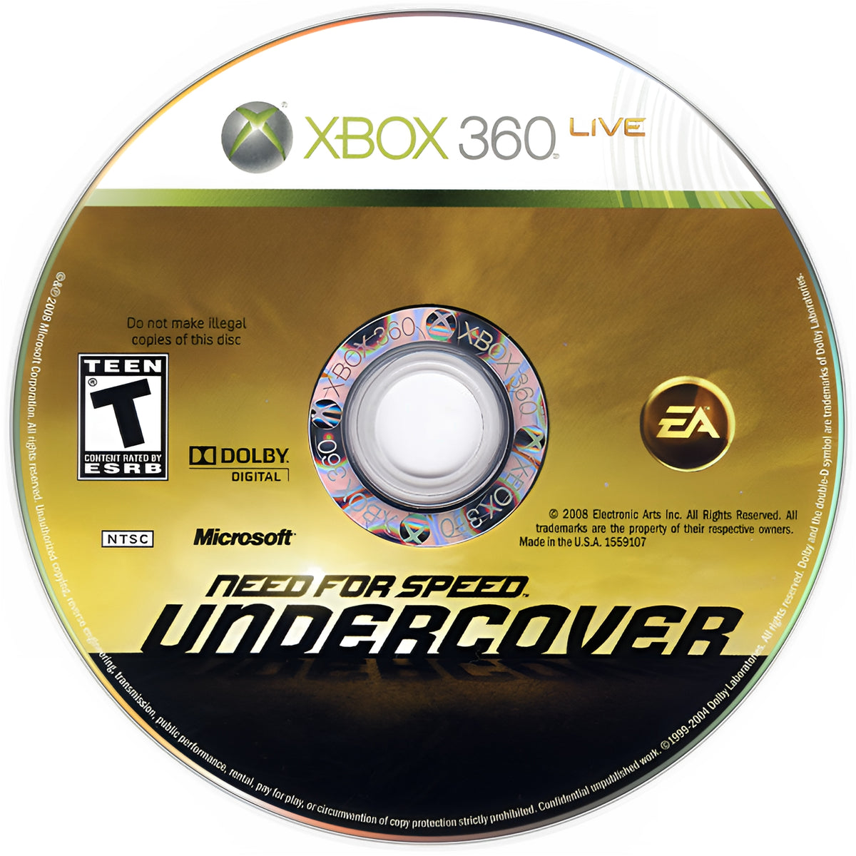 Need for Speed Undercover Xbox 360 - Video Game - Used - CaveGamers - Image 3