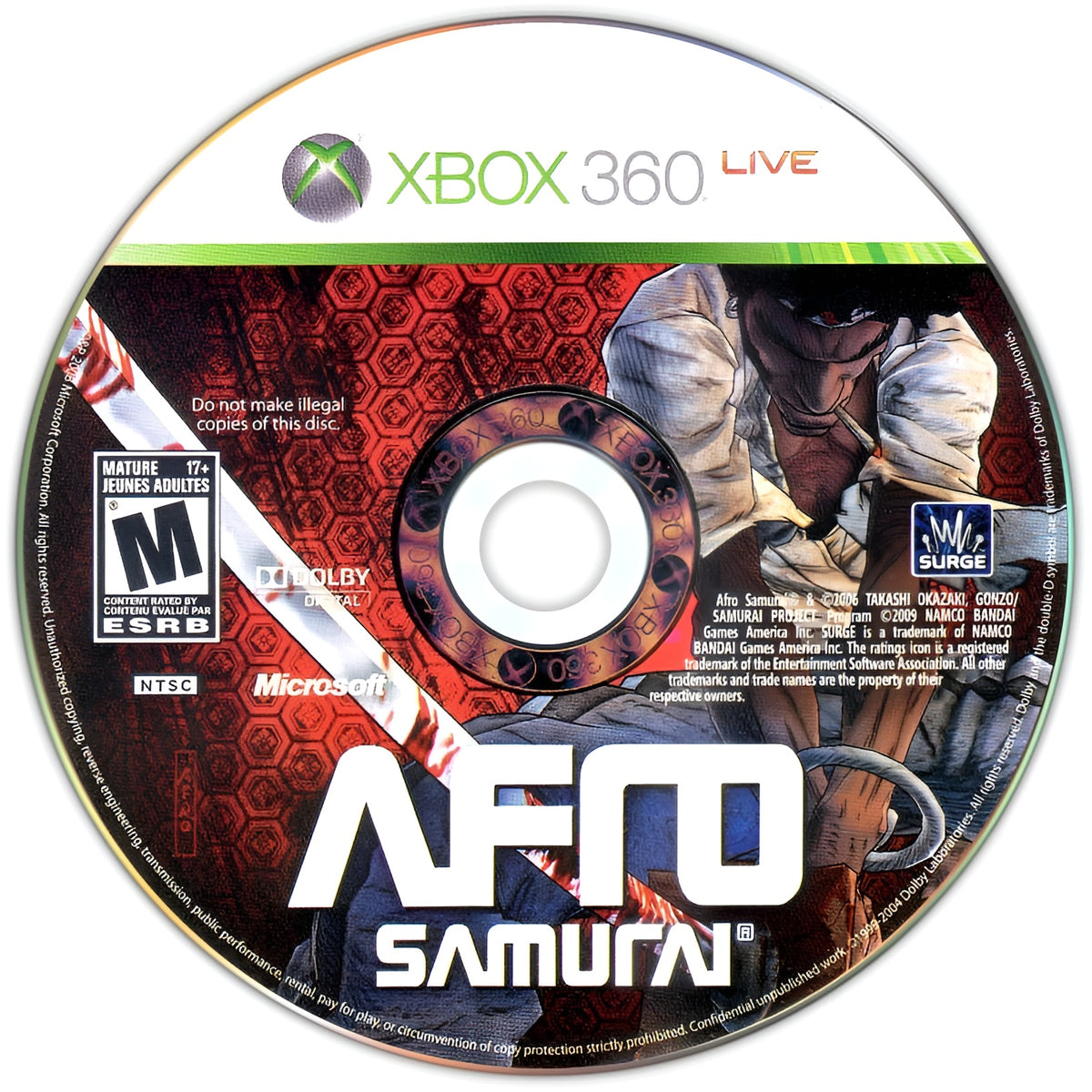 Afro Samurai Xbox 360 - Video Game - Used - CaveGamers - Image 3